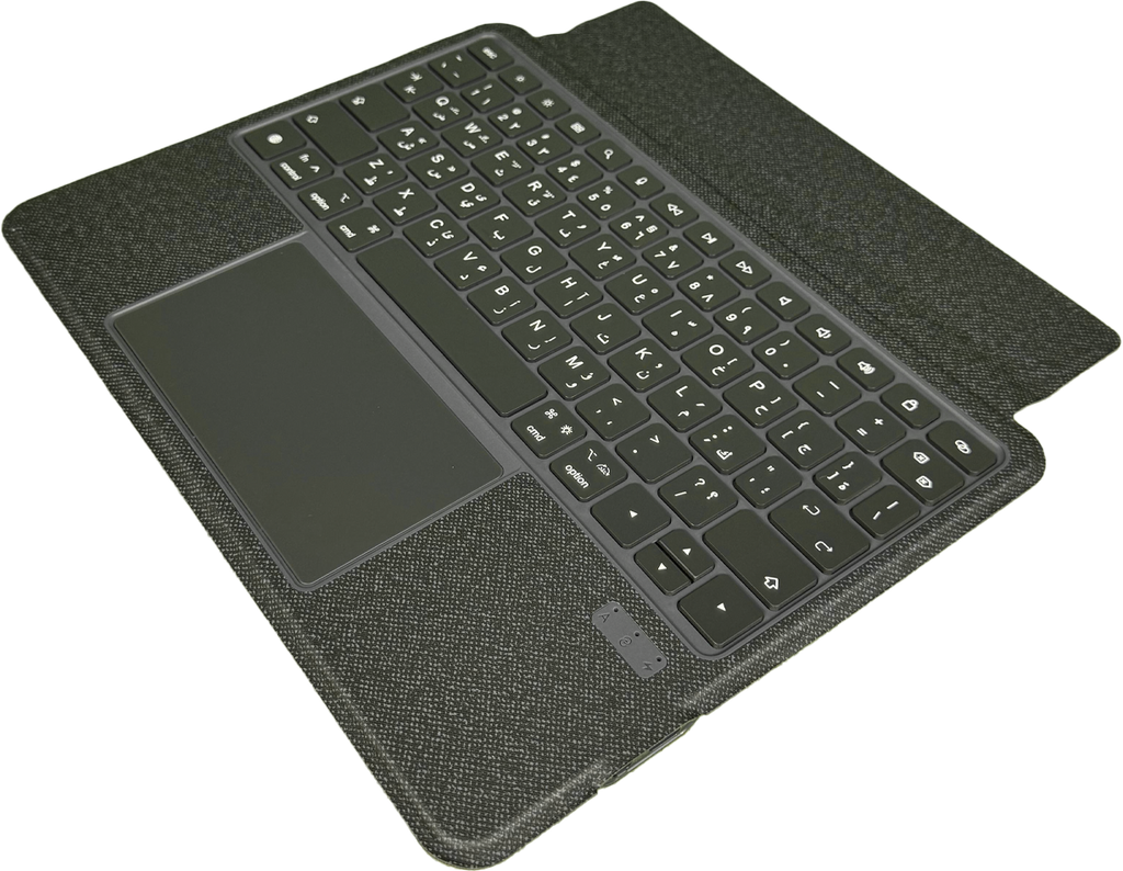 LZEL ZenKey Neura Series Smart Keyboard Case for iPad 10.9” & 11” (A16) 2025 | Black