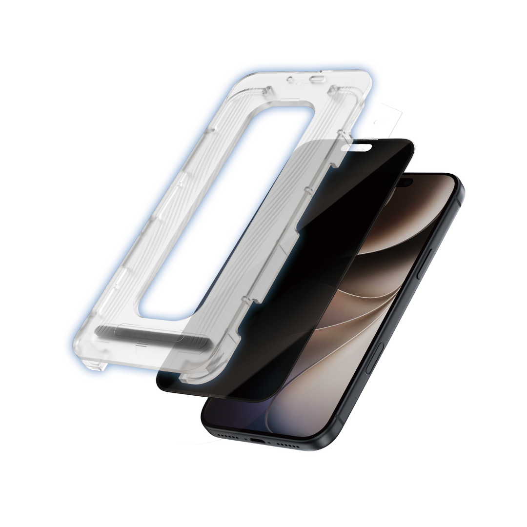 LZEL CRYSTALGUARD Full-Cover Tempered Glass for iPhone 18 Pro Max – 9H Protection | Privacy
