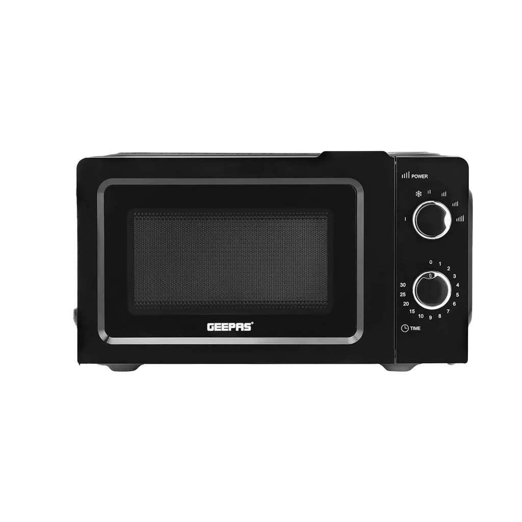 Geepas  20L Microwave Oven - 1100W Solo Microwave Oven with 5 Power Levels