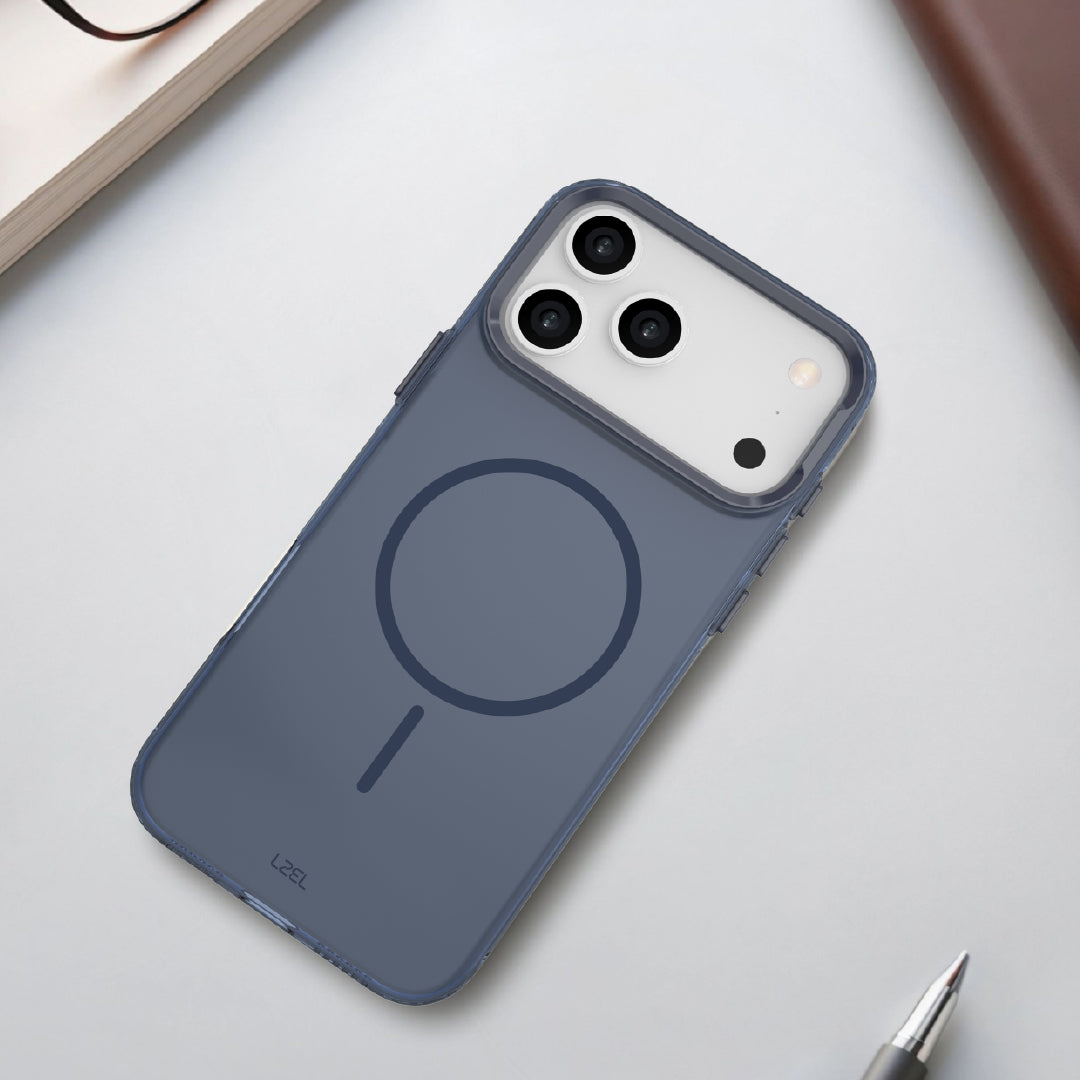 LZEL Magkryden Slim Case for iPhone 17 Pro | Navy Blue