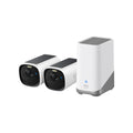 Eufy Security eufyCam E40 Wireless 2K Solar Security Camera Kit â?? 2 Cameras with HomeBase 2