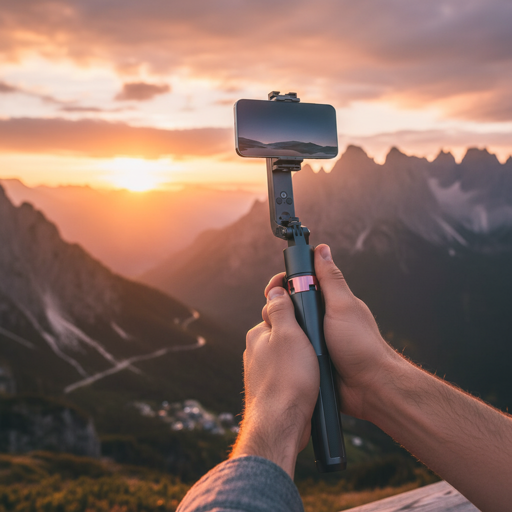 Asli Global Selfynix One Intelligent Face Tracking Selfie Stick & Tripod Stand, Extendable up to 1.8m