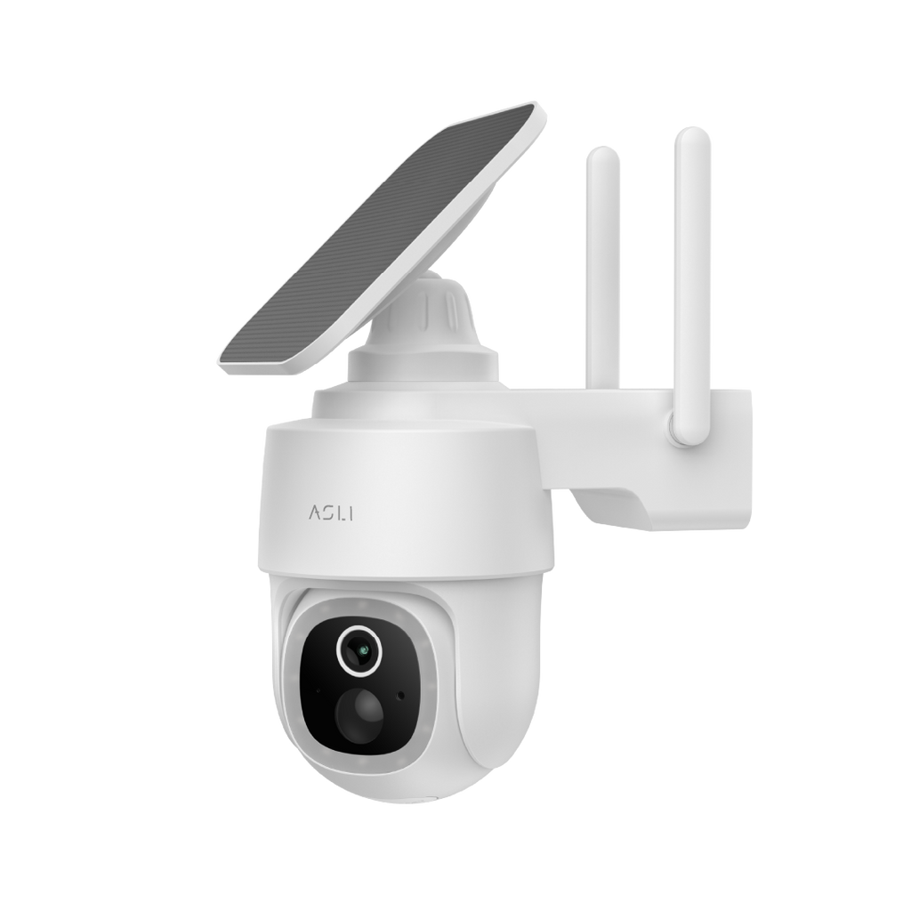 Asli Global EcoView Series - 4MP Solar-Powered Smart WIFI Security Camera