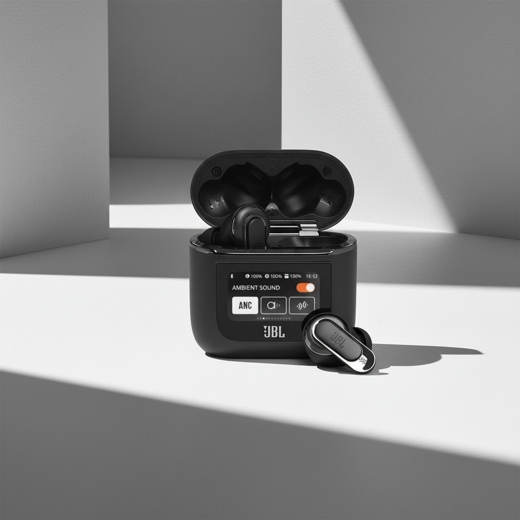 JBL Tour Pro 2 True Wireless Noise Cancelling Earbuds | Black