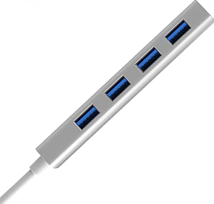 Wiwu Alpha 4 in 1 USB-C Hub Multi-Port Connect Hub | Silver