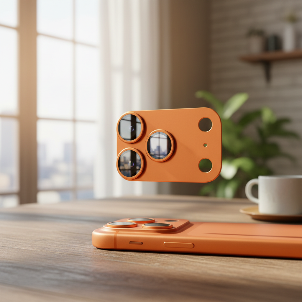 Anank All-in-one Camera Guard For iPhone 17 Pro | Cosmic Orange