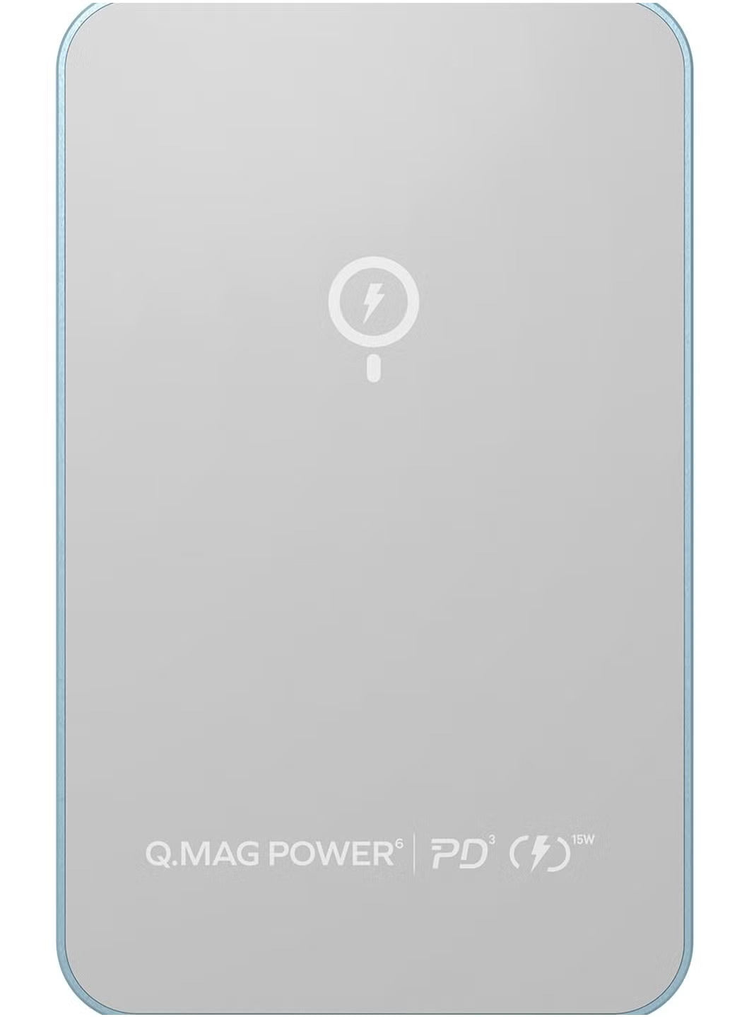 Momax Q.Mag Power 6 5000mAh Magnetic Wireless Battery Pack | Blue