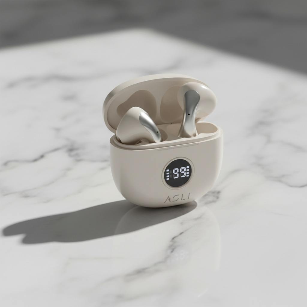 Asli Global EchoPods Pro TWS Bluetooth Earbuds with Touch Control IPX4 | Gold