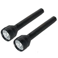Geepas GFL51053 Rechargeable LED Flashlight USB Rechargeable 2Pcs Set of Flashlight