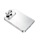aslitec DUO ARMOR Integrated Camera Lens Protector with Premium Tempered Glass for iPhone Duo | Silver