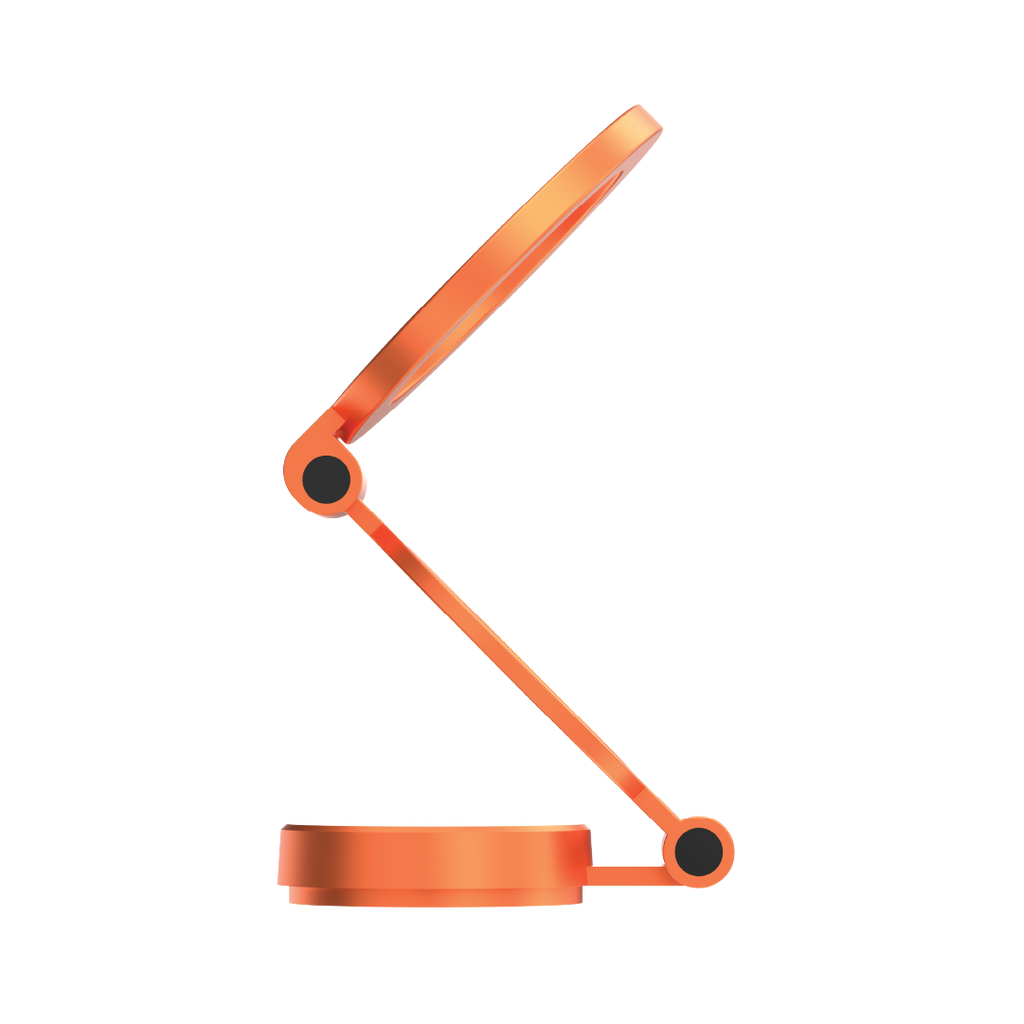LZEL  360Â° Magnetic Suction Phone Holder Three-Axis Adjustable Angle | Robust Magnetic Grip | Orange