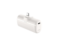 LZEL PrimeBrio Clip C5 Mini Power Bank – 5000mAh, 20W, USB-C | White