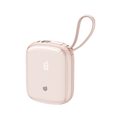 90 Percent Primflux Mini 22.5W Dual Built-In Cables Power Bank Powerdelivery Qc 3.0 | Usb-C & Lightning | Pink