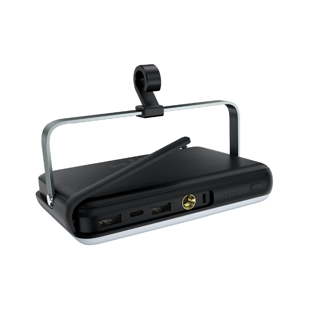 LZEL Luminova Surge20 Trimode Led Light 100-1200 Lumens with 20,000mAh Battery | Black
