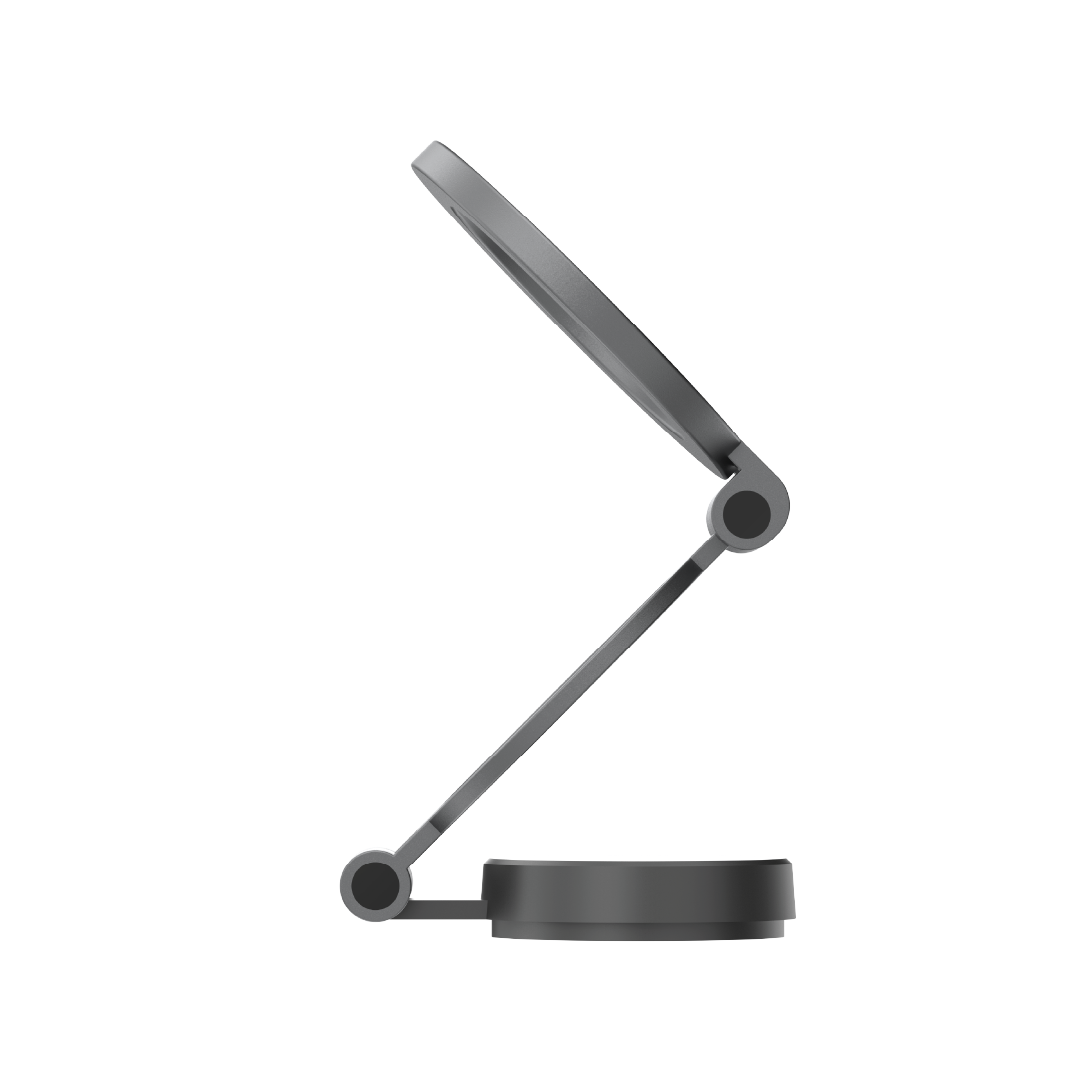 LZEL 360Â° Magnetic Suction Phone Holder Three-Axis Adjustable Angle | Robust Magnetic Grip | Black