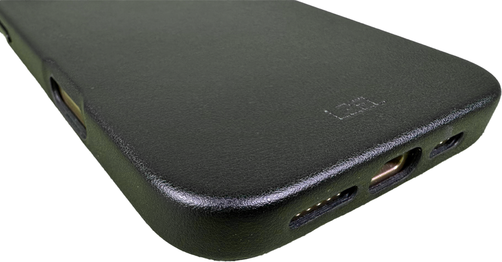 LZEL iPhone 16 Pro Max Mag Leather Elite Case | Black