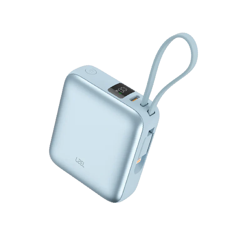 LZEL Neurode Sync Mini 10000Mah  Pd3.0 & Qc 3.0 | 22.5W | Built-In Type-C & Lighting Power Bank
