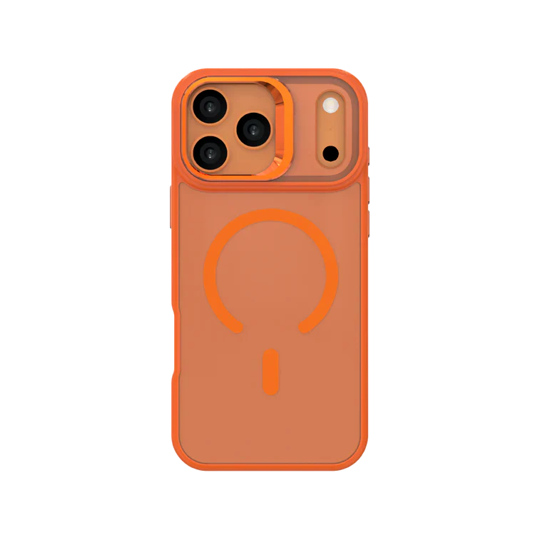 LZEL Magcamstand Soft Oil-coating Case With Adjutable Camera Stand Case For IPhone  17 Pro Max