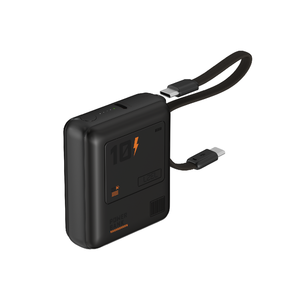 LZEL Zenoflex Surge10 10000Mah 20W Max Pd Power Bank Supports Type-C | Black