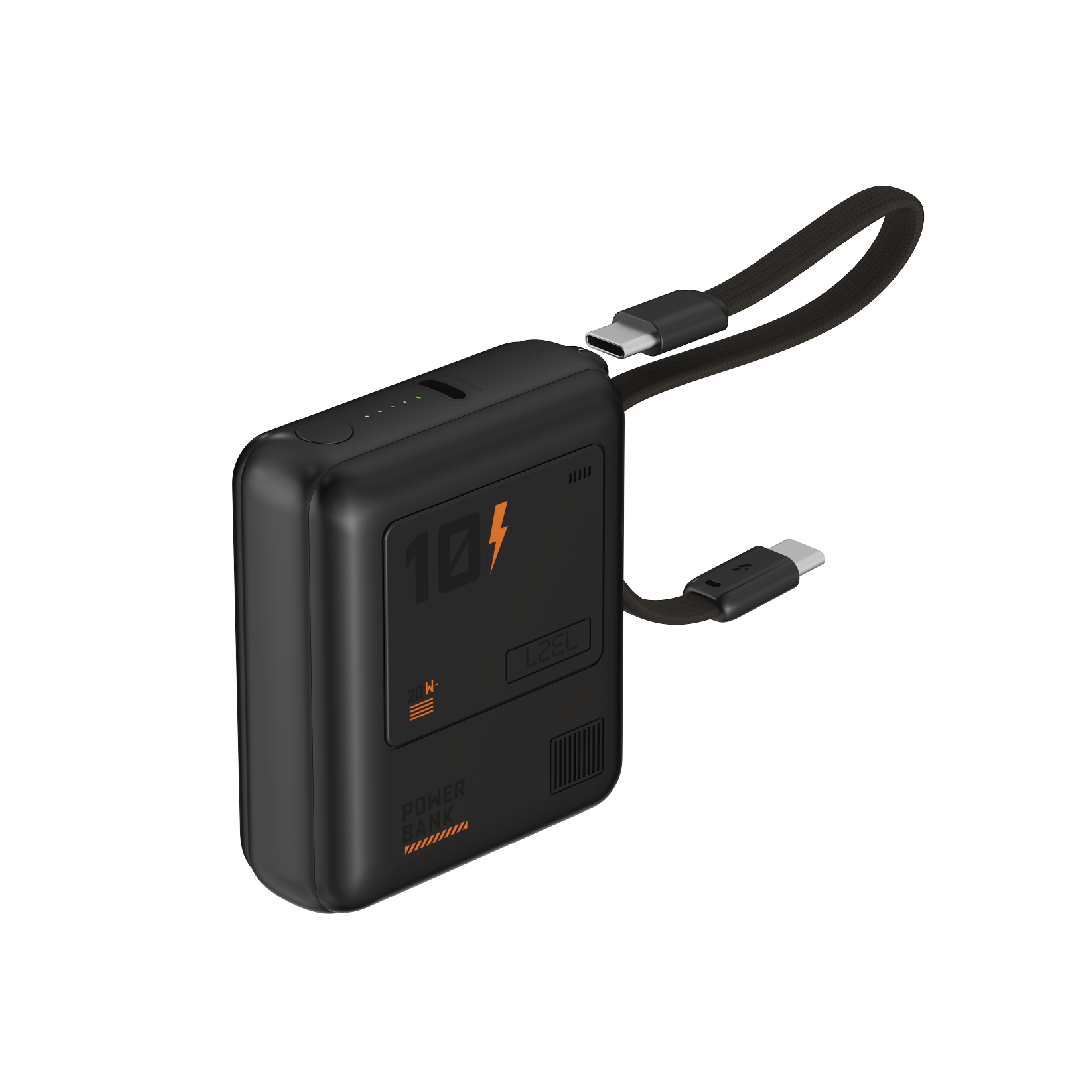 LZEL Zenoflex Surge10 10000Mah 20W Max Pd Power Bank Supports Type-C | Black