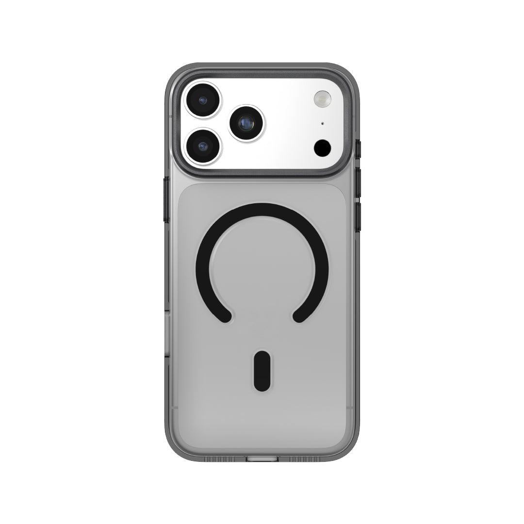 LZEL MagCrystal Groove Case for iPhone 17 Pro | Smoke