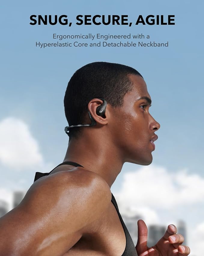 Anker Soundcore AeroFit Pro Open-Ear Earbuds | Black