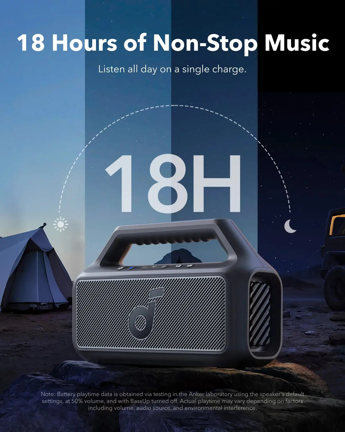 Anker Soundcore Boom 2 SE Portable Bluetooth Speaker | Black