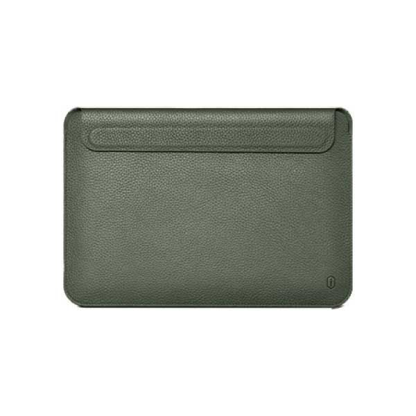 WIWU Genuine Leather Sleeve For Macbook 12 and Laptop | Green