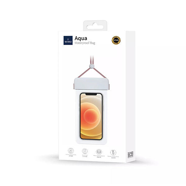 Wiwu Aqua WaterProof Bag Protection For Smartphones Electronics | White