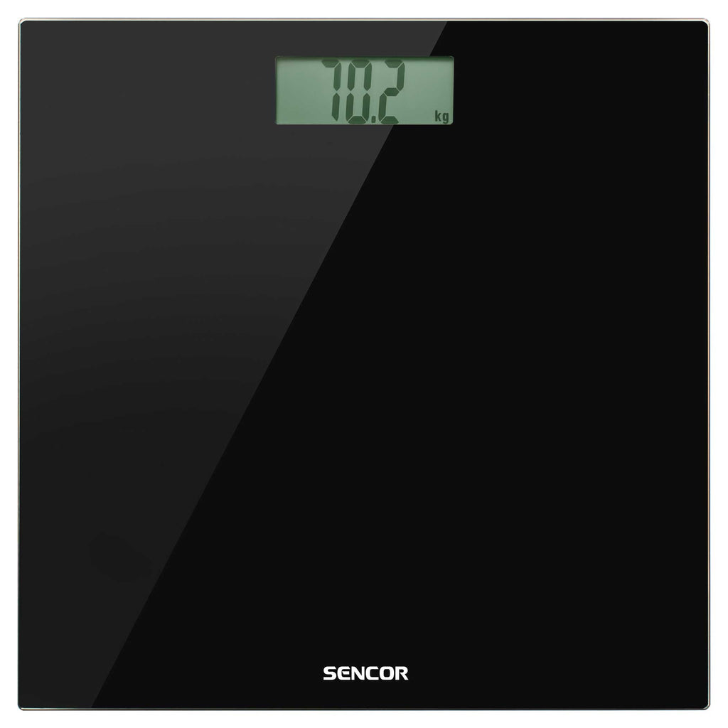 SENCOR SBS 2300BK Personal Scale Tempered Safety Glass Black