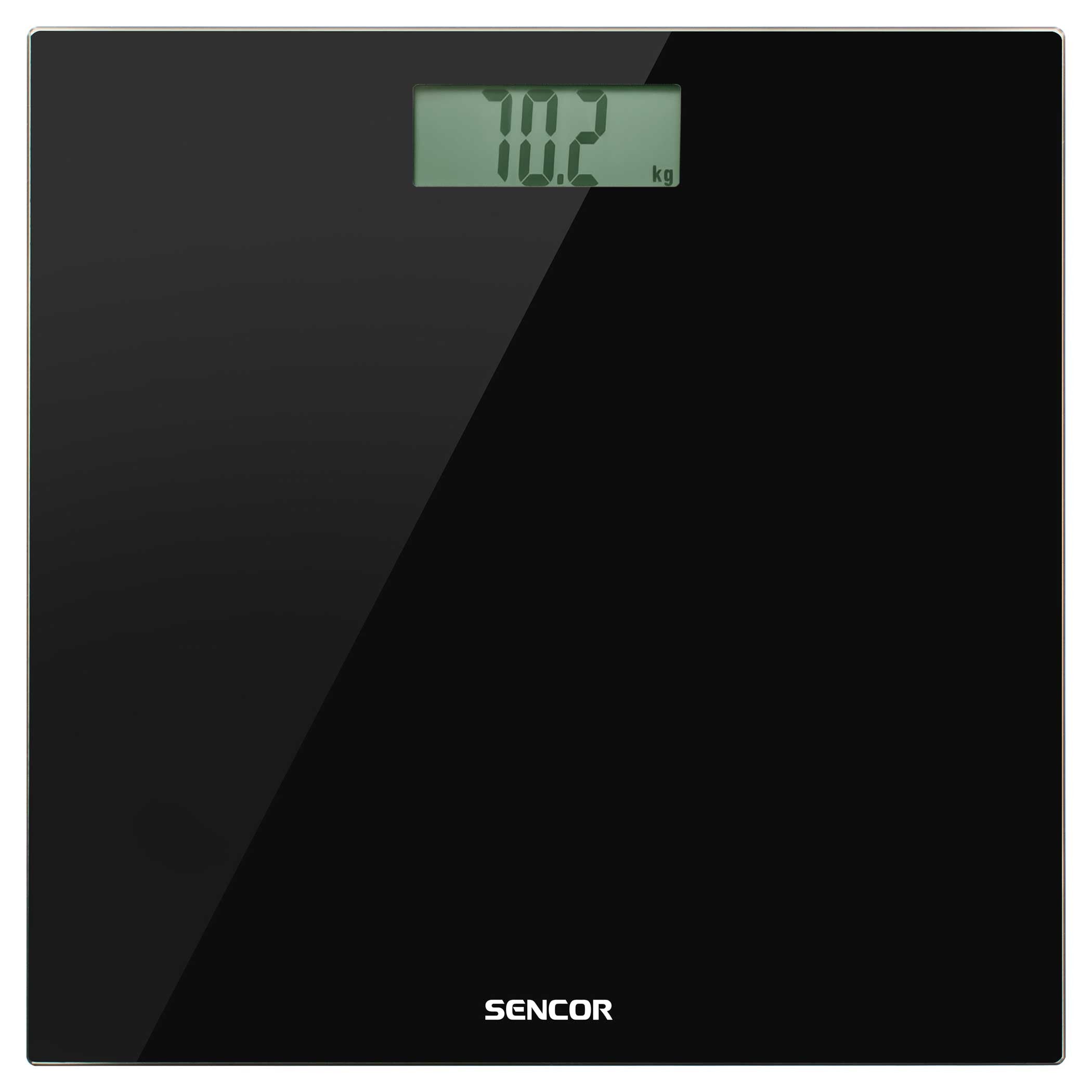 SENCOR SBS 2300BK Personal Scale Tempered Safety Glass Black