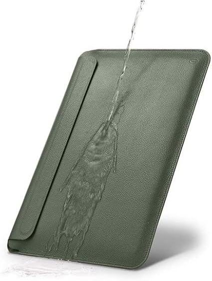 WIWU Genuine Leather Sleeve For Macbook 12 and Laptop | Green