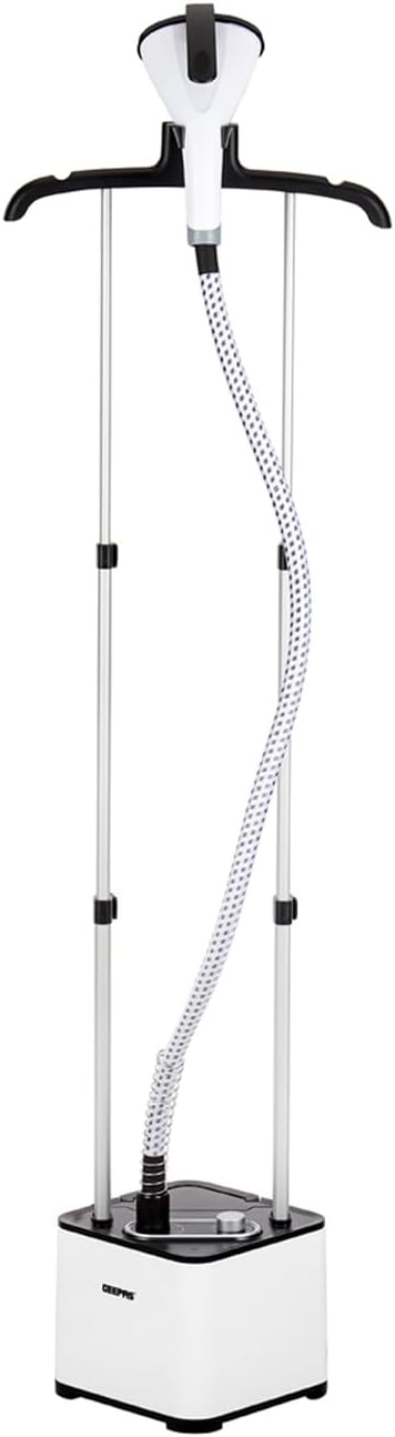 Geepas  Garment Steamer â€“ 2000W, 1.3L Tank, Fast Heating, Adjustable Pole