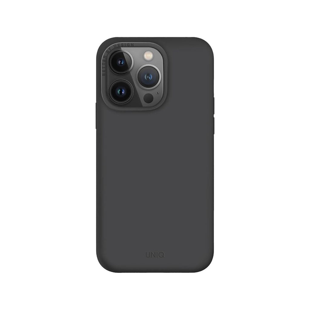 Uniq iPhone 15 Pro Lino Hue Cover | Smoke