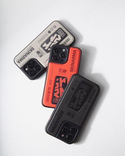 SkinArma iPhone 15 Pro Spunk MagSafe  Grip-Stand Case | Orange