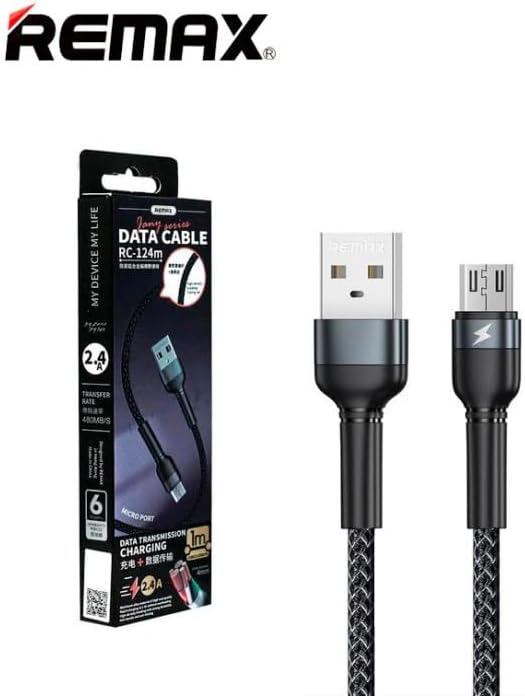 Remax Aluminum Alloy Braided USB-A To Micro Cable | Silver