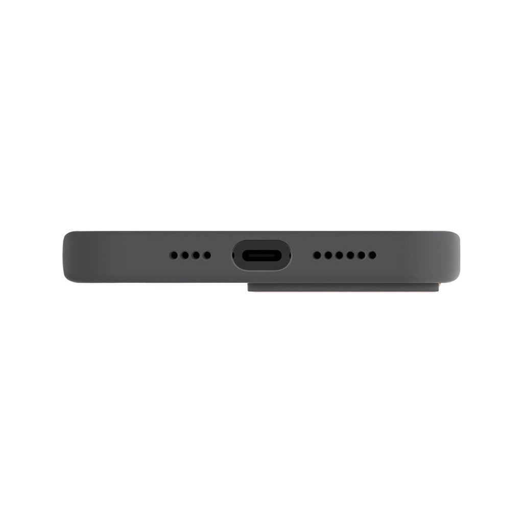 Uniq iPhone 15 Pro Lino Hue Cover | Smoke