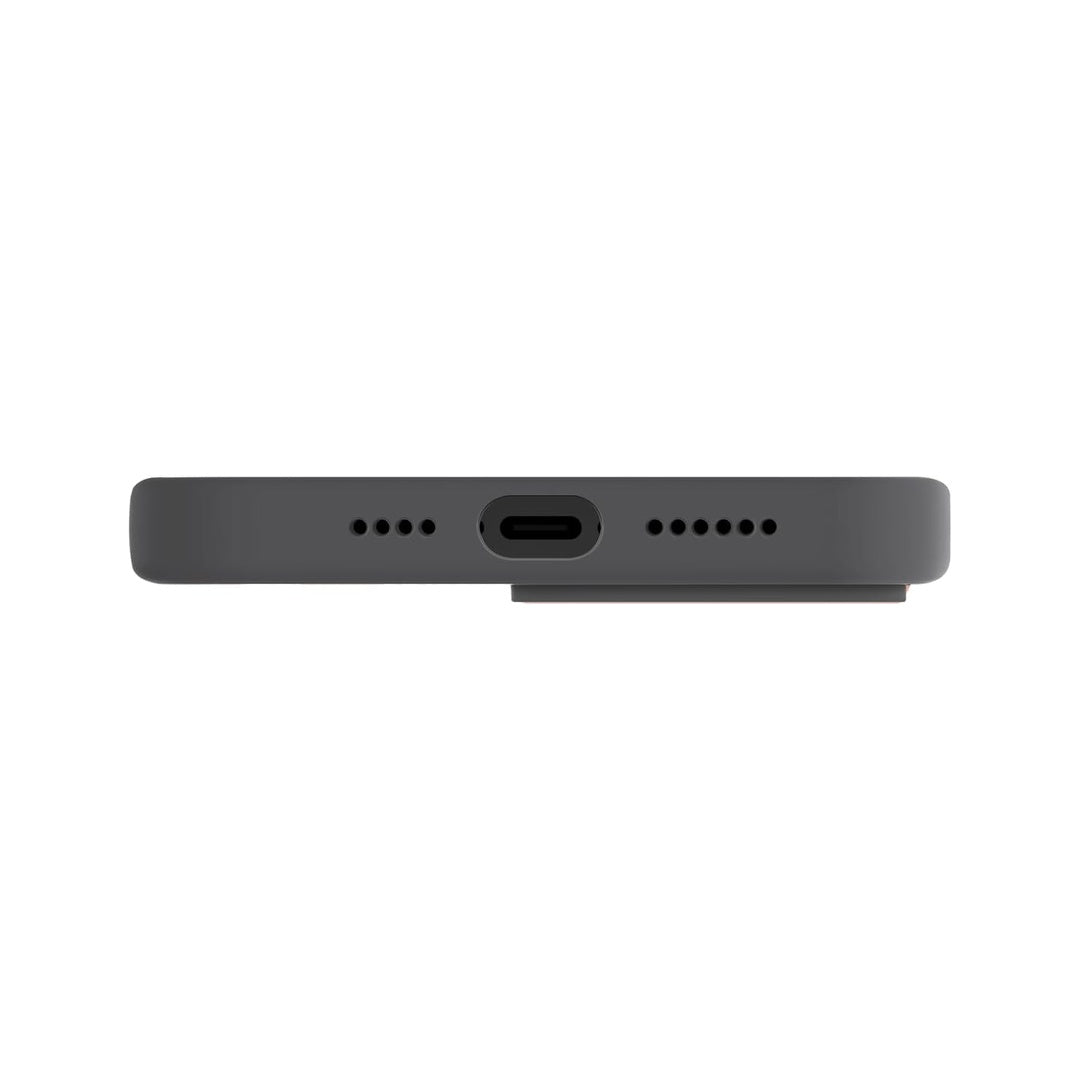 Uniq iPhone 15 Pro Lino Hue Cover | Smoke