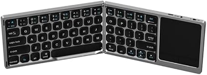 Wiwu Foldable Keyboard Steel with Touch Pad | Gray