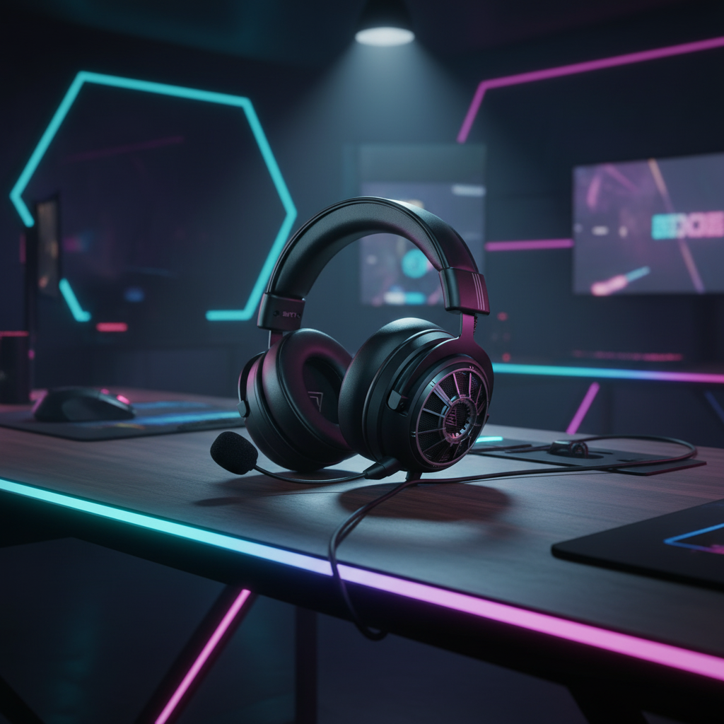 EKSA Gaming Headset With 3.5mm Jack | Black