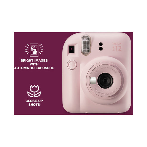 Fujifilm Instax Mini 12 Instant Film Camera | Pink