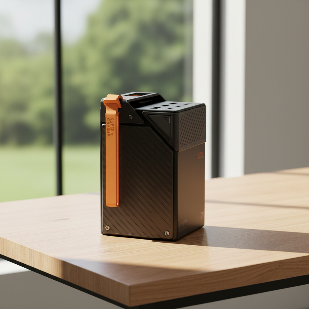 LZEL ZenoFlex UltraCore 50 50000mAh PD Fast Charging Power Bank â€“ 100W Output / 100W Input | Black