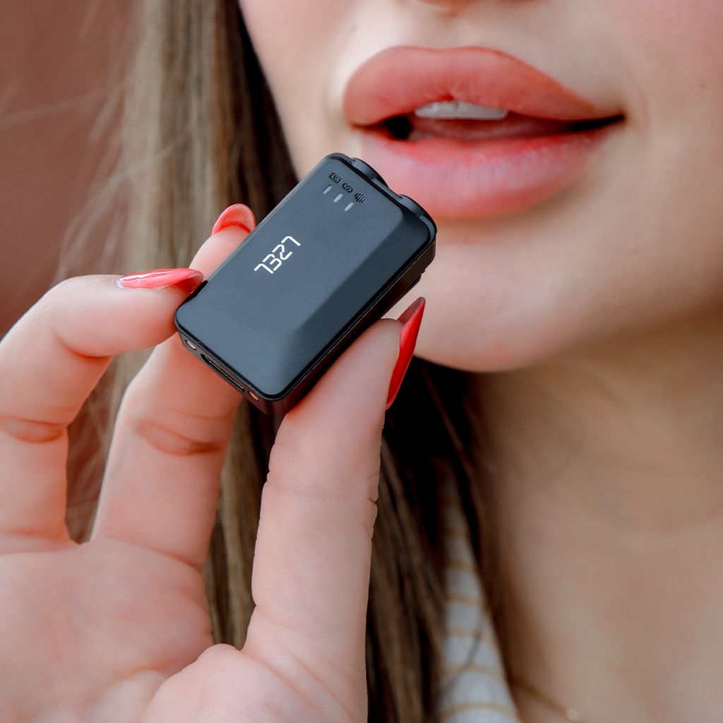 LZEL 2.4 GHz Wireless Microphone – Portable, AI Noise Reduction, 48 kHz High-Fidelity Audio