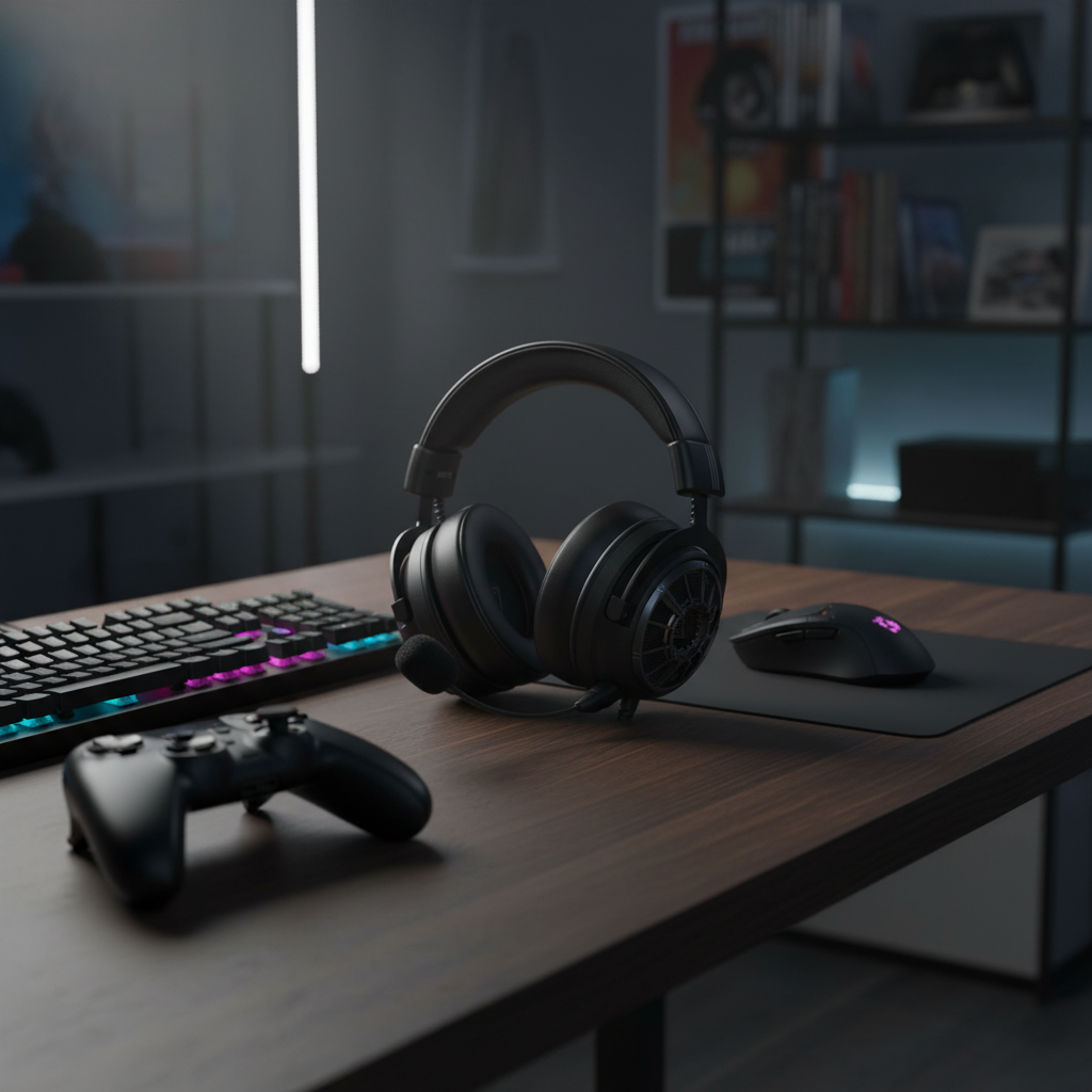 EKSA Gaming Headset With 3.5mm Jack | Black