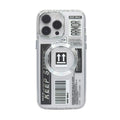 Trendy iPhone 14 Pro Cover Case With MagSafe | Silver