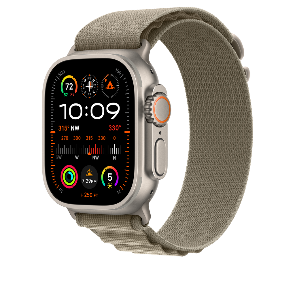 Apple Watch 49mm Olive Alpine Loop Medium | MT5U3