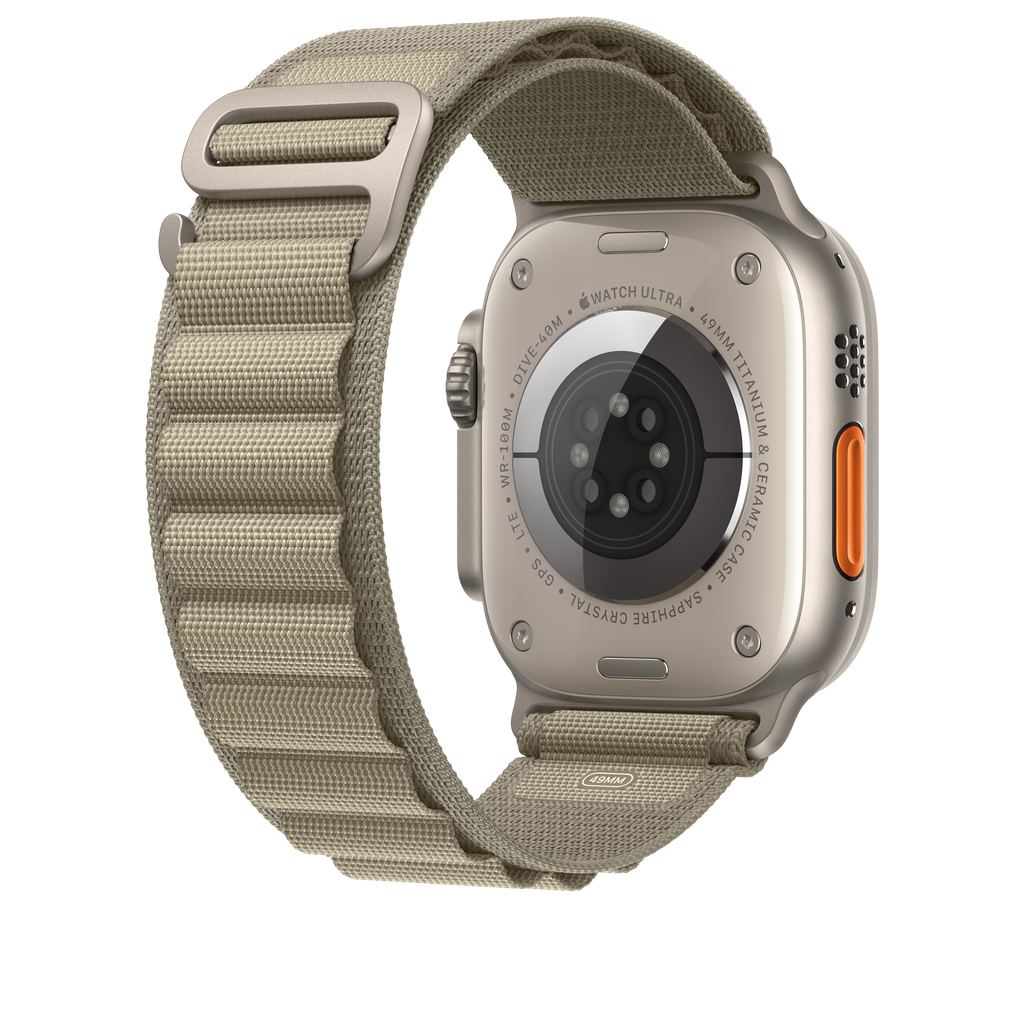 Apple Watch 49mm Olive Alpine Loop Medium | MT5U3