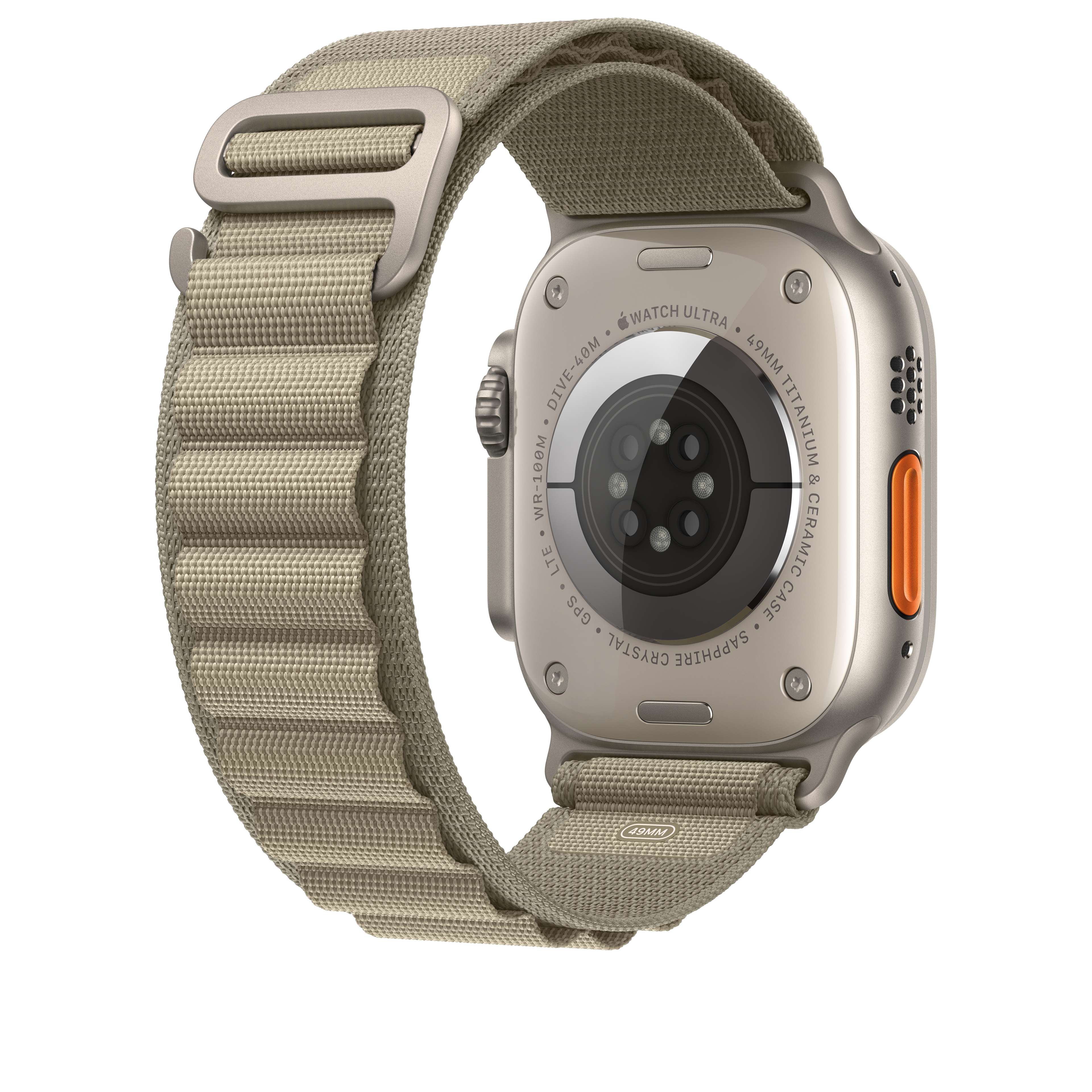 Apple Watch 49mm Olive Alpine Loop Medium | MT5U3