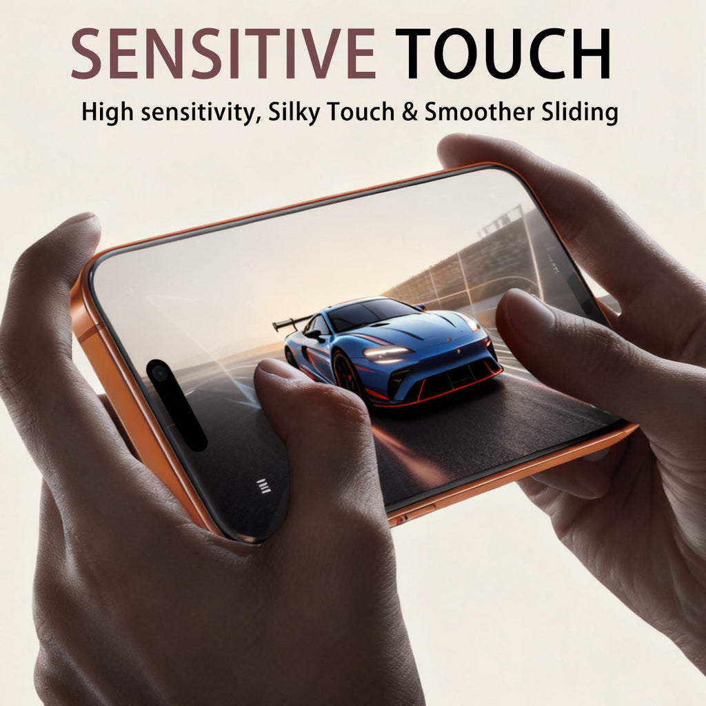 Asli Global E-Touch Shield Premium Glass With Applicator for iPhone 17 | Clear