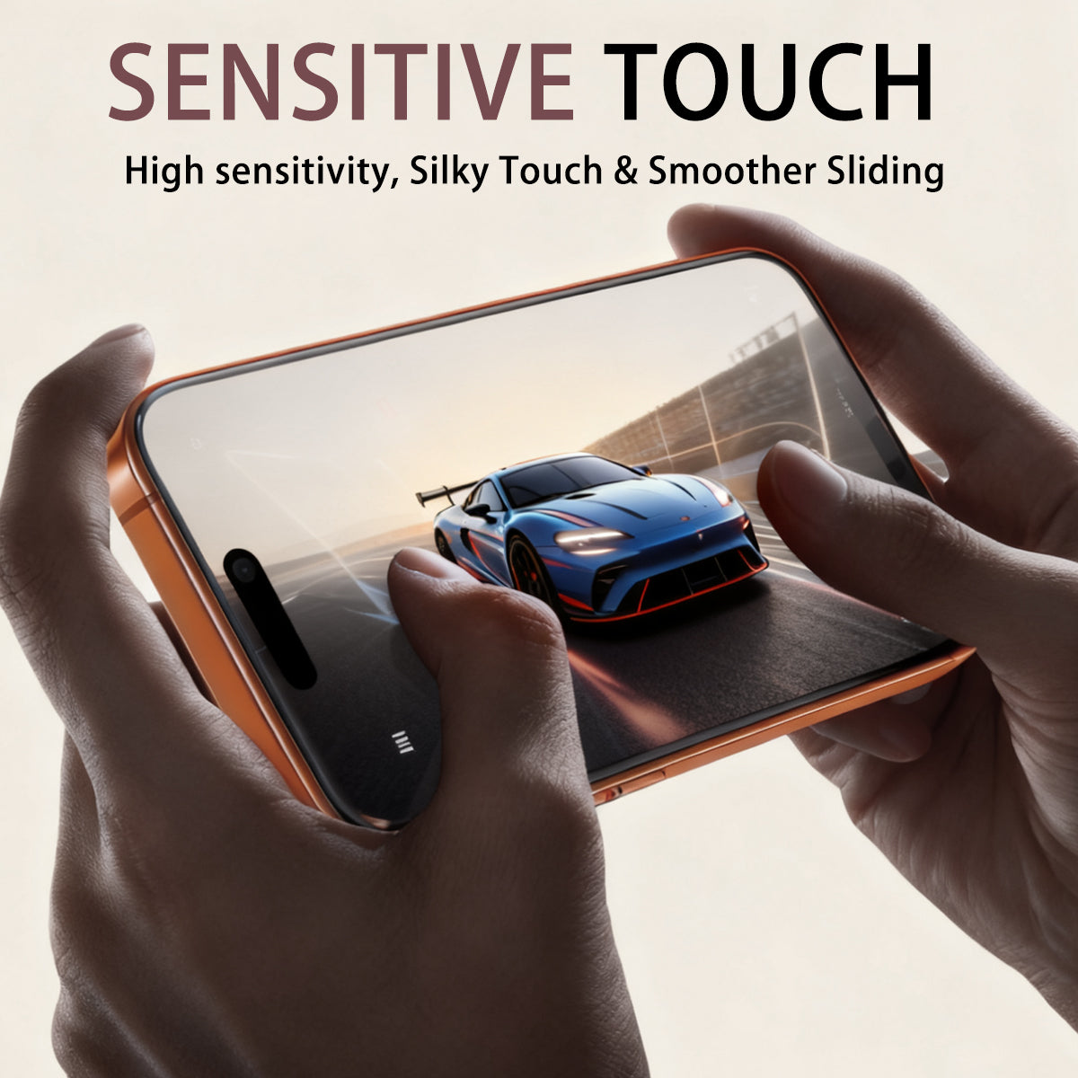 Asli Global E-Touch Shield Premium Glass With Applicator for iPhone 17 | Clear